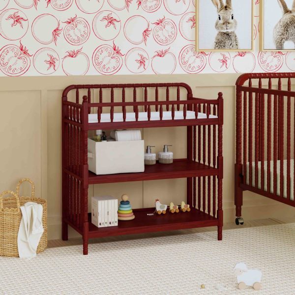 Million Dollar BabyDavinci Jenny Lind Changing Table in Rich Cherry FinishBabysupermarket