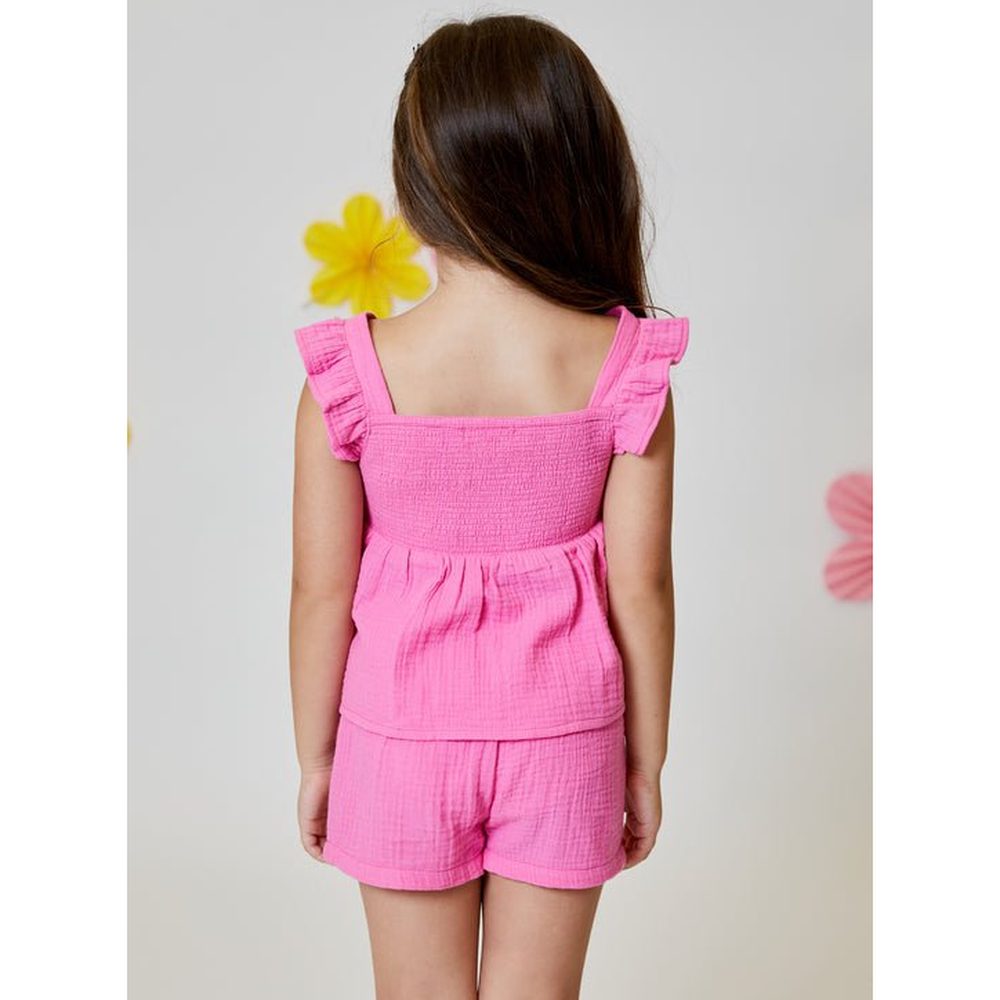Design History Girls Cherry Pink Shorts babysupermarket