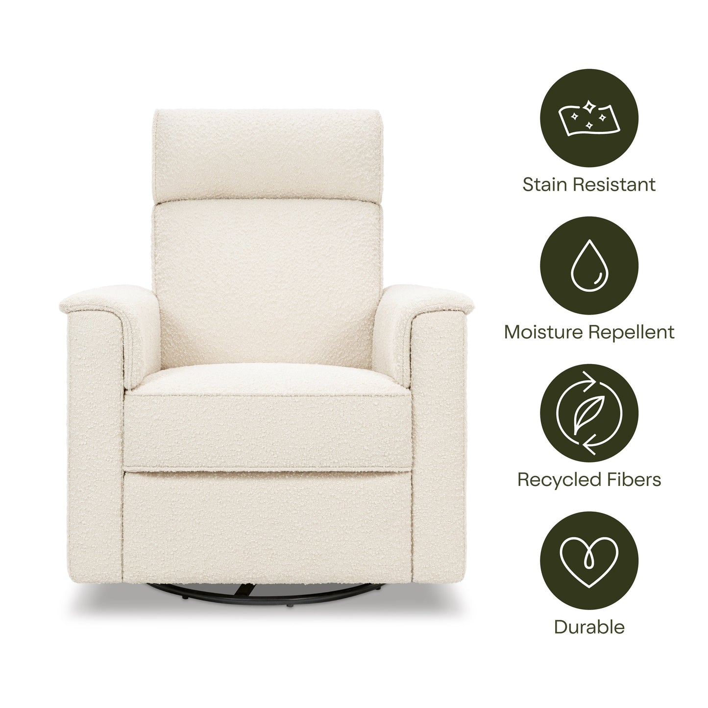 Namesake Willa Deluxe Power Recliner and Swivel Glider with Heat & Massage