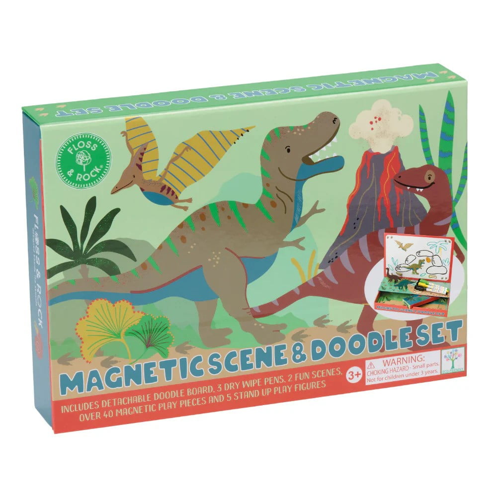 Floss & RockDino Magnetic Scene & Doodle SetBabysupermarket