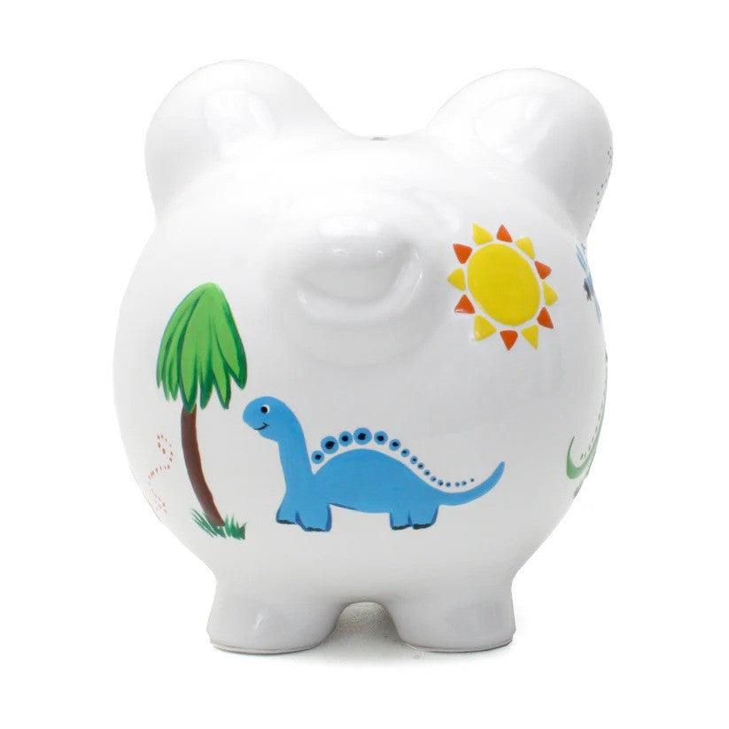 Child To Cherish Dinosaurs & Dragonflies Large Piggy Bank