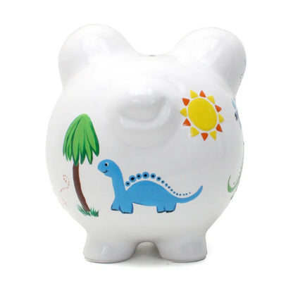 Child To Cherish Dinosaurs & Dragonflies Large Piggy Bank