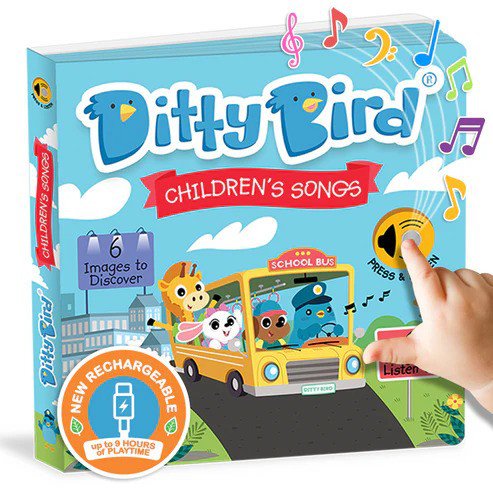 Ditty Bird Toys / Educational / Children Books Dirty Bird Sound Book: Children's Songs