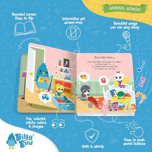 Ditty Bird Sound Book: Animal Songs