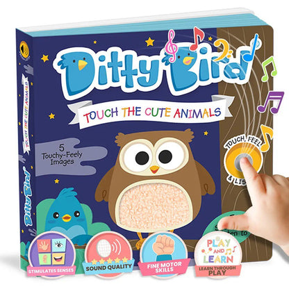 Ditty Bird Toys / Educational / Children Books Ditty Bird Sound Book: Touch The Cute Animals
