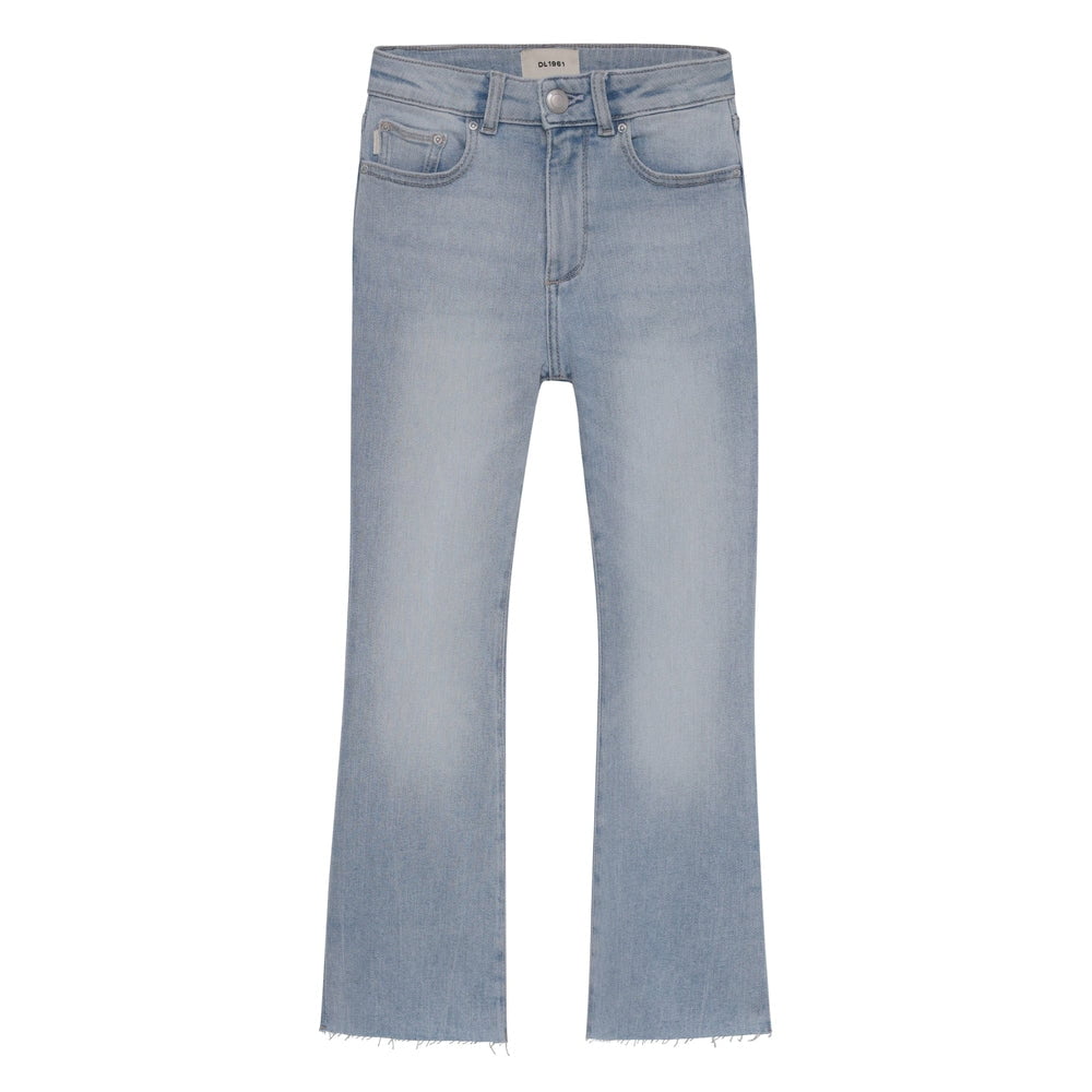 DL1961 Atlantic Raw / 7 DL1961 Girls Claire Crop Bootcut Jean - Atlantic Raw