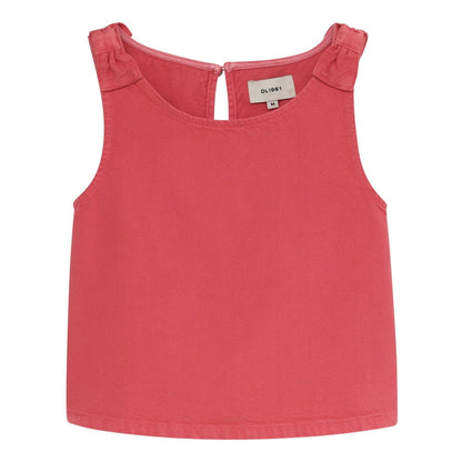 DL1961 Raspberry / X-Small DL1961 Girls Hana Top - Raspberry