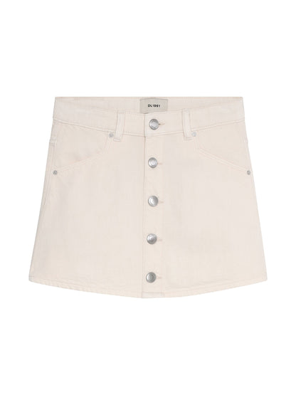 DL1961 Girls Skirts Sugar Cookie / 7 DL1961 Girls Jenny Mini Skirt - Sugar Cookie