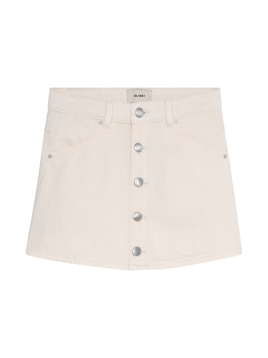 DL1961 Girls Skirts Sugar Cookie / 7 DL1961 Girls Jenny Mini Skirt - Sugar Cookie