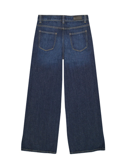 DL1961 DL1961 Girls Lily Wide Leg Jean - Deep Water