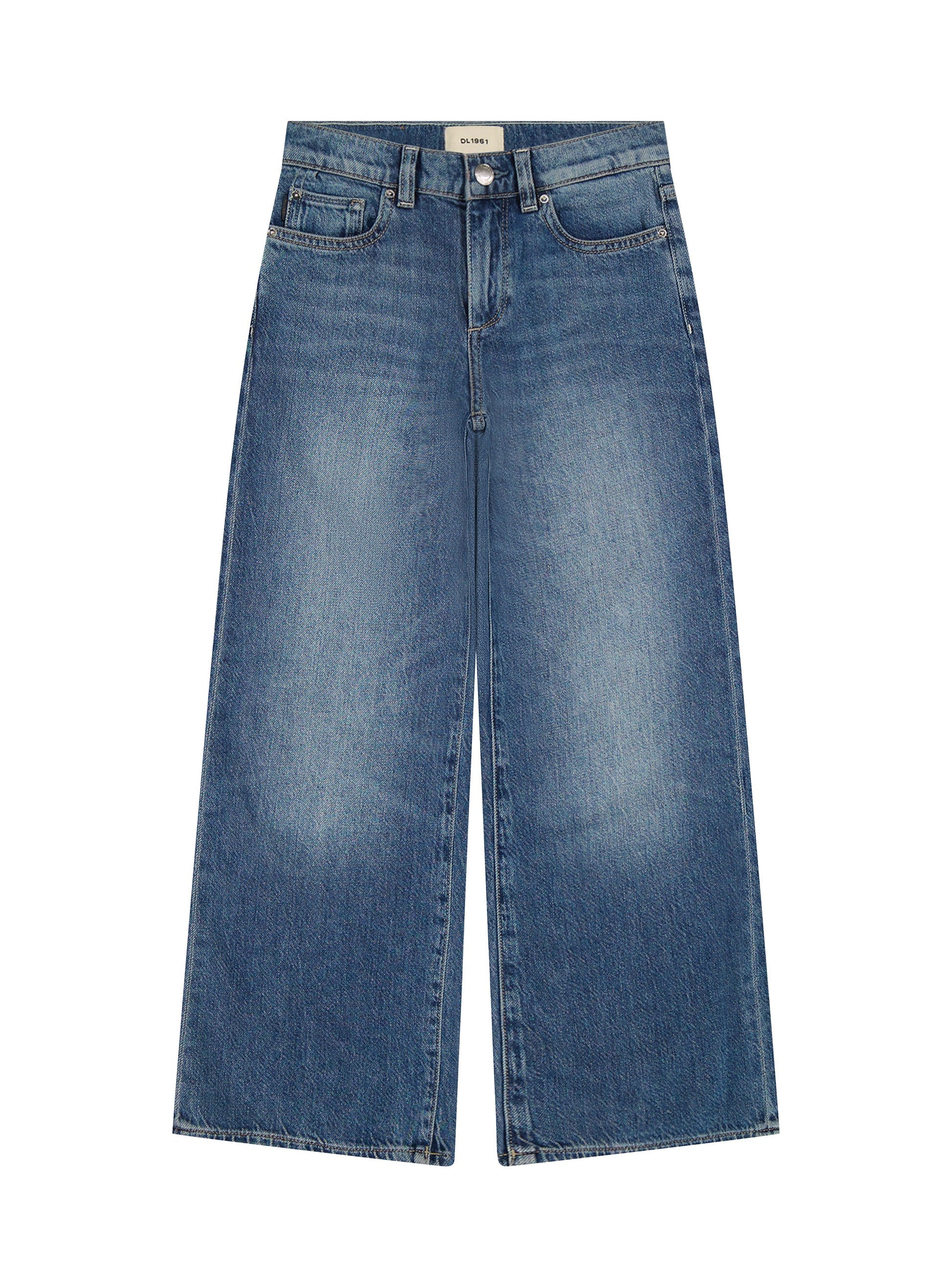 DL1961 Blue Harbor / 7 DL1961 Girls Nini Wide Leg - Blue Harbor