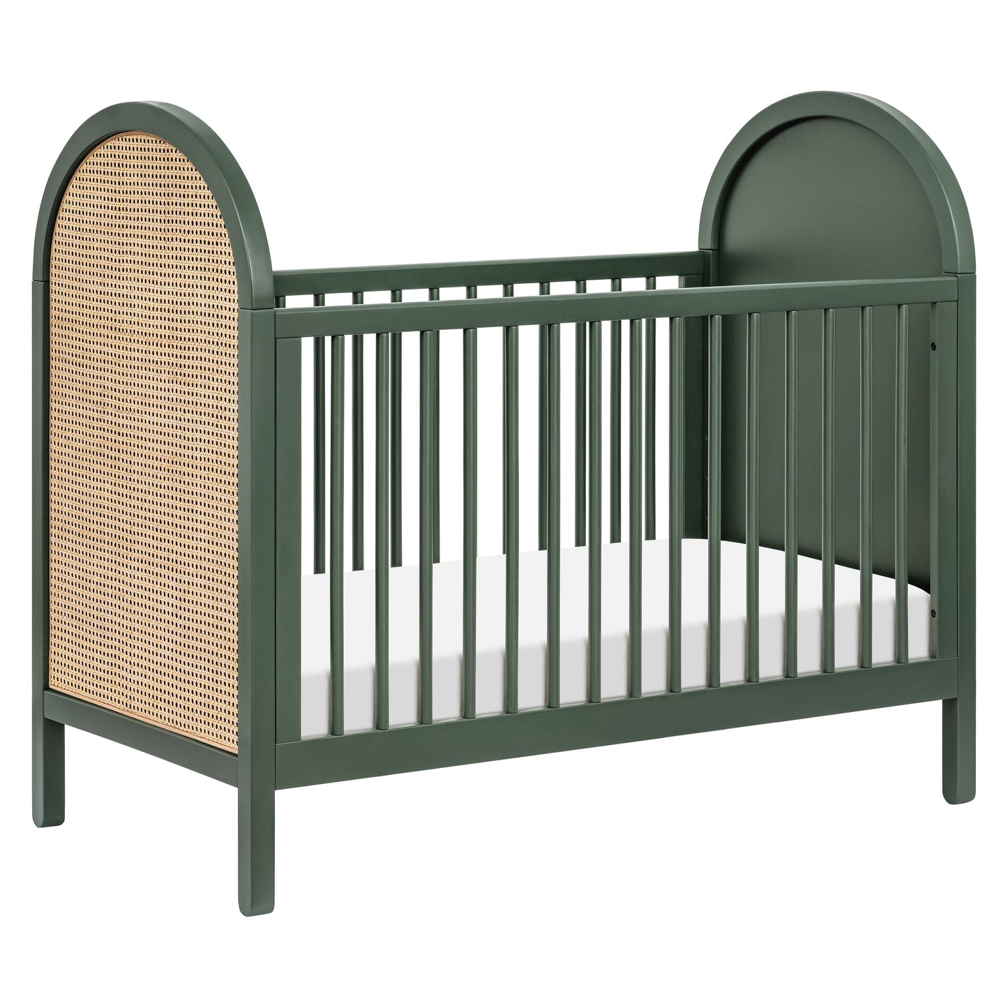 Babyletto Bondi Cane 3-in-1 Convertible Crib with Toddler Bed Conversion Kit
