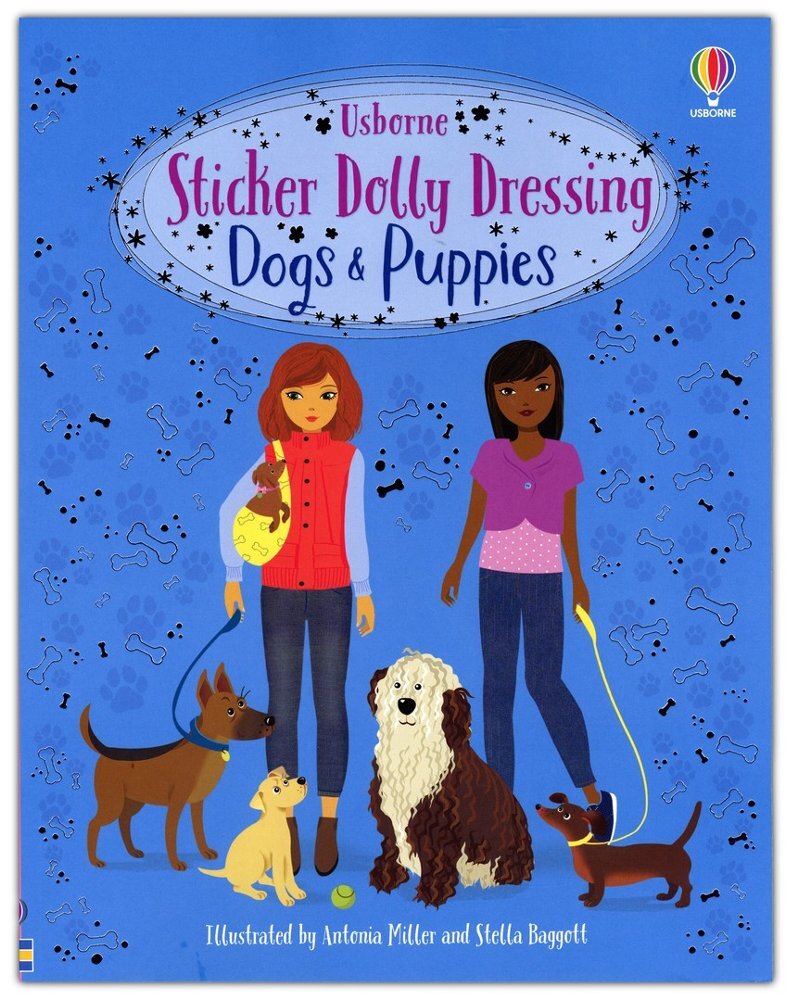 Usborne Sticker Dolly Dressing Dogs & Puppies