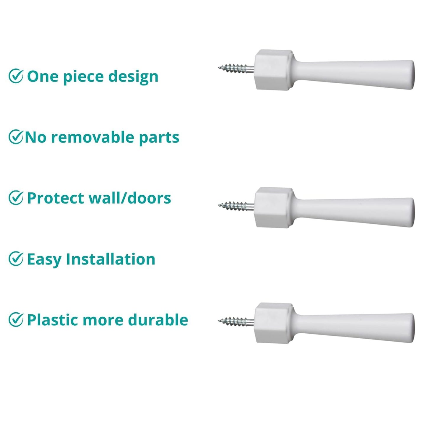 KidCo 3PK Soft Jamb Door Stops