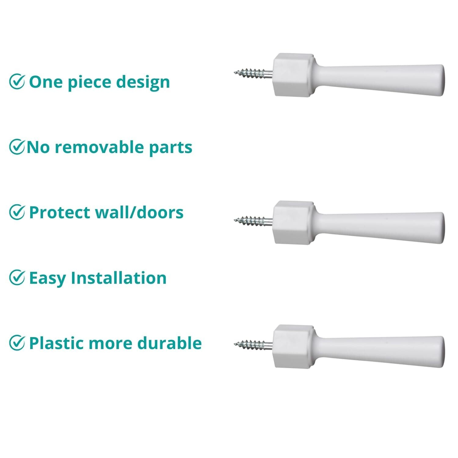 KidCo 3PK Soft Jamb Door Stops