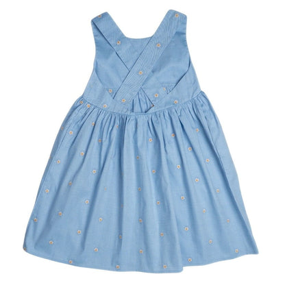 Early Sunday Cotton Chambray Embroidered Emma Dress