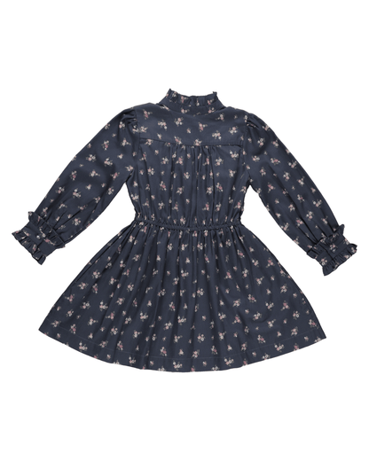 Early Sunday Girls Apparel / Dresses / Kids Early Sunday Dawn Dress - Ditsy Bouquet Navy