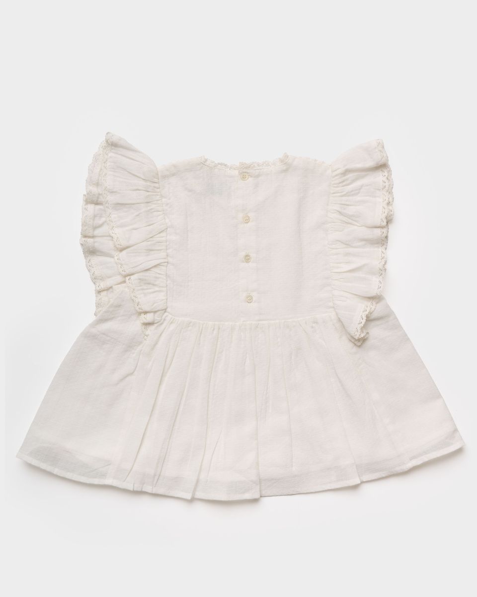 Early Sunday Early Sunday Girls Charlie Blouse - Ivory