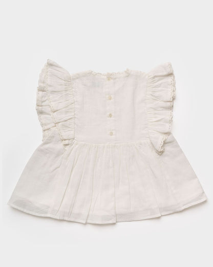 Early Sunday Early Sunday Girls Charlie Blouse - Ivory