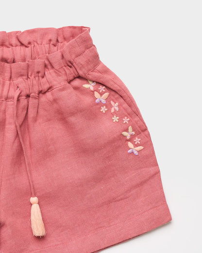 Early SundayEarly Sunday Girls Roman Shorts - PeonyBabysupermarket