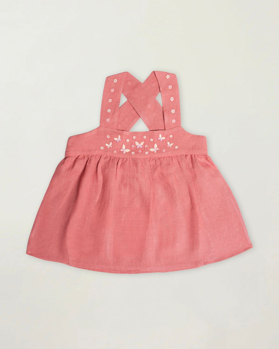 Early Sunday Peony / 4 Early Sunday Girls Romy Blouse - Peony