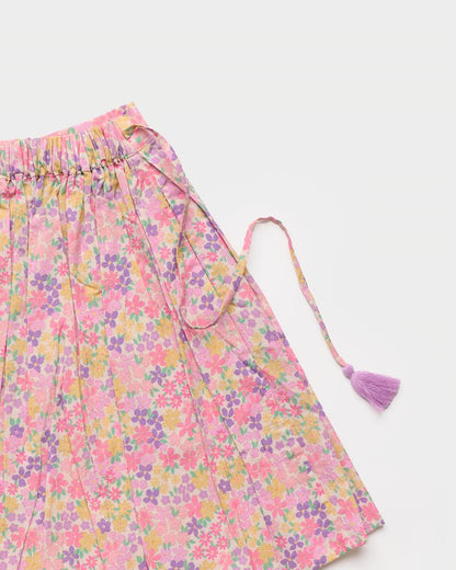Early Sunday Early Sunday Girls Ruth Skirt - Emma Floral Purple