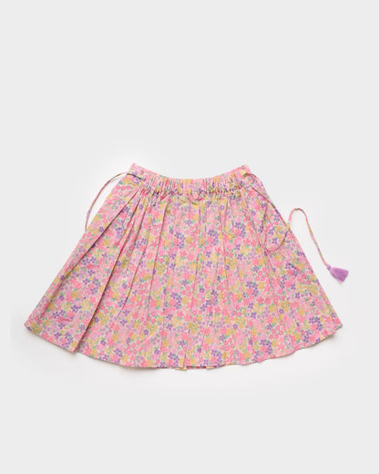 Early Sunday Emma Floral Purple / 4 Early Sunday Girls Ruth Skirt - Emma Floral Purple