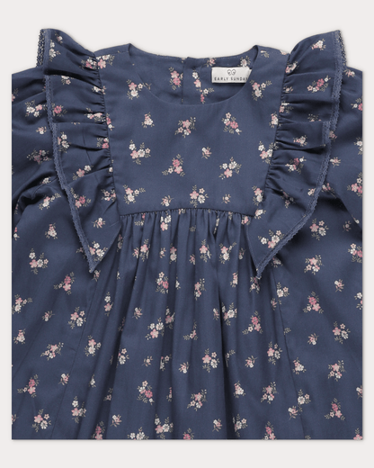 Early Sunday Baby & Toddler Dresses Early Sunday Margot Dress - Ditsy Bouquet Navy