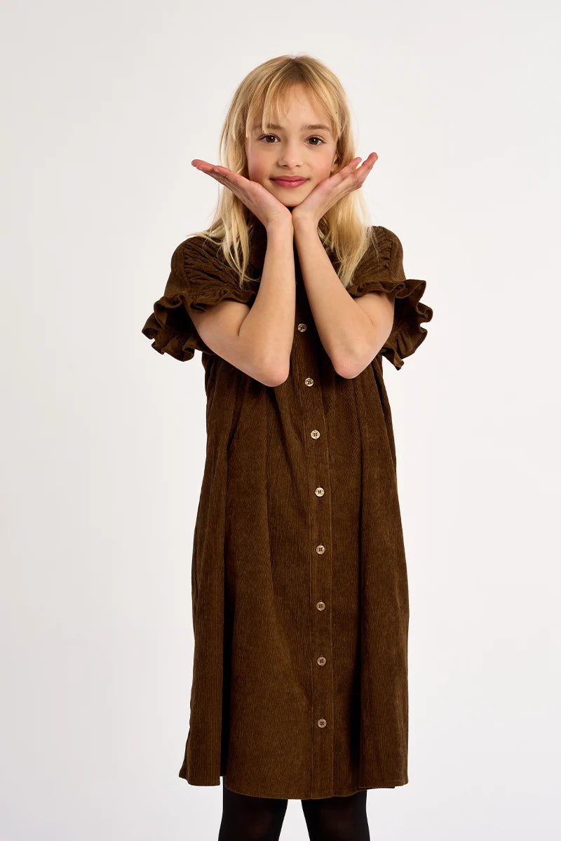Mini Molly Girls Ruched Shirt Dress