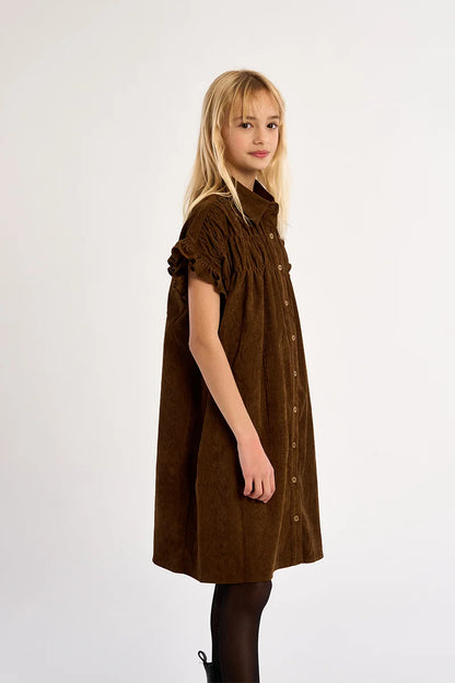 Mini Molly Girls Ruched Shirt Dress