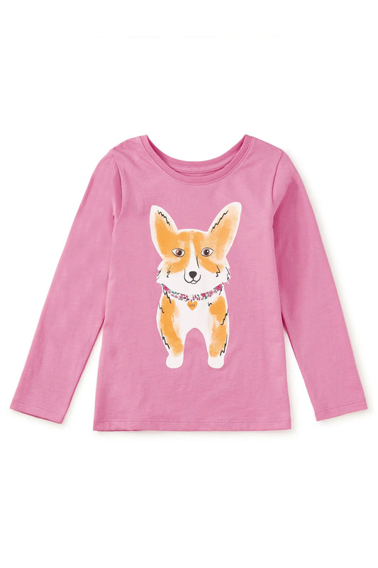 Tea Collection Corgi Love Double-Sided Tee