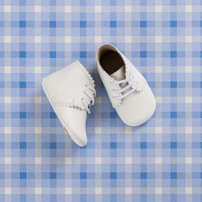 Elephantito Scalloped Bootie - White