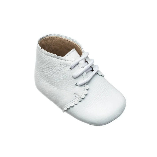Elephantito Scalloped Bootie - White