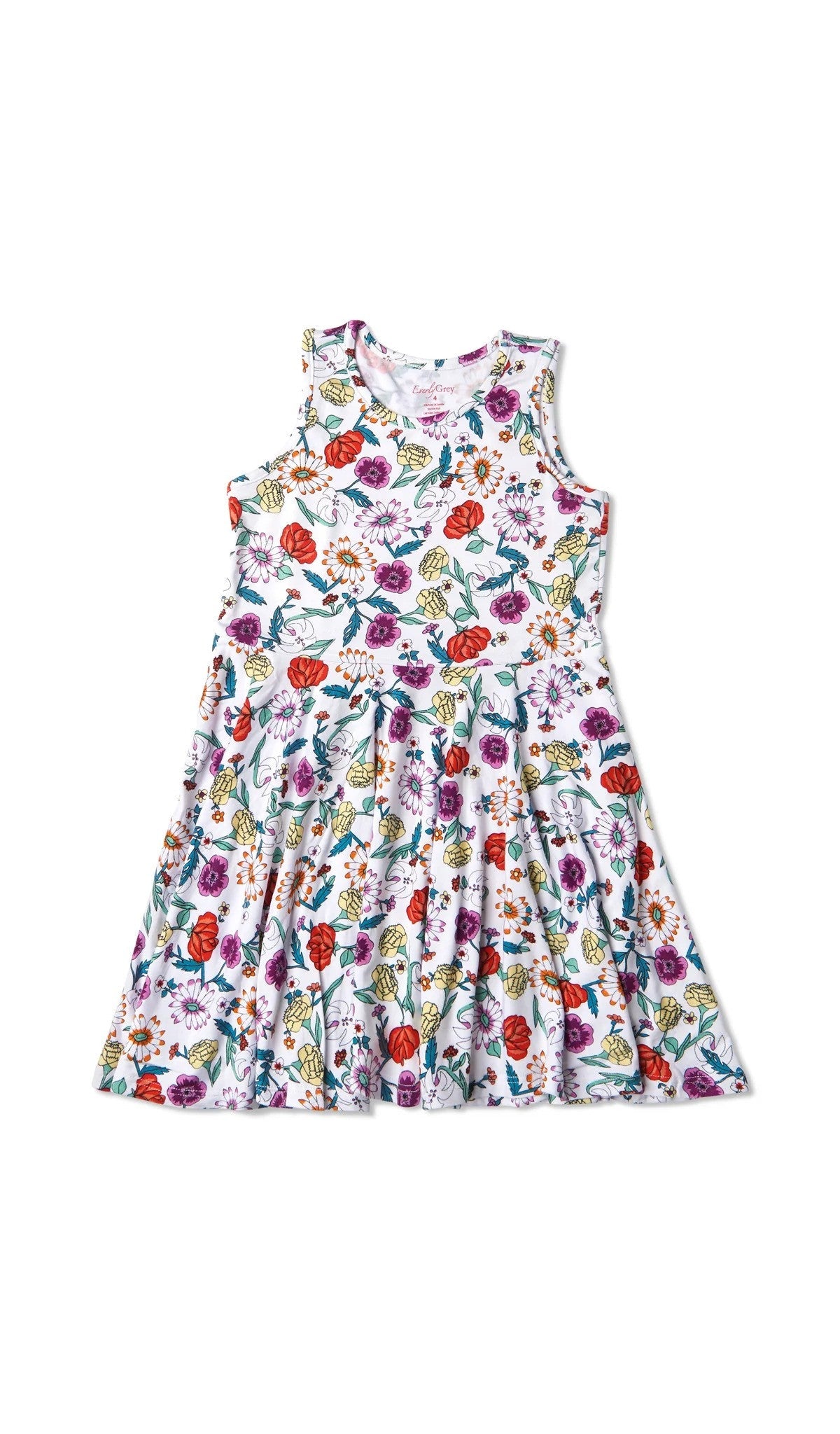 Everly Grey / Baby Grey Girls Apparel / Dresses / Kids 2 Toddler / Zinnia Everly Grey Lucia Girls Twirly Dress Zinnia
