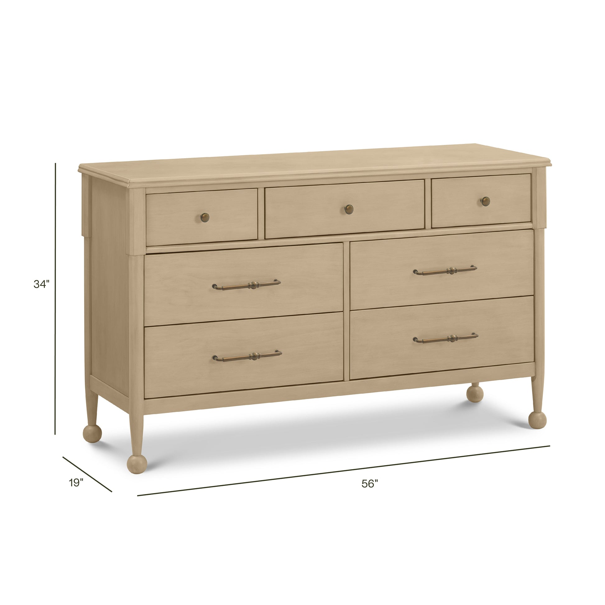 Namesake Alouette 7-Drawer Wide Dresser 56”