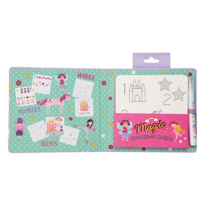 Floss & Rock Activity Sets Fairy Unicorn Magic Water Pen & Color-In Cards