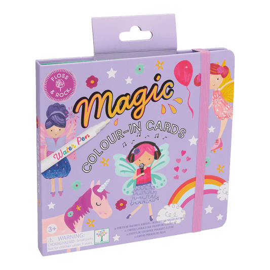 Floss & RockFairy Unicorn Magic Water Pen & Color-In CardsBabysupermarket