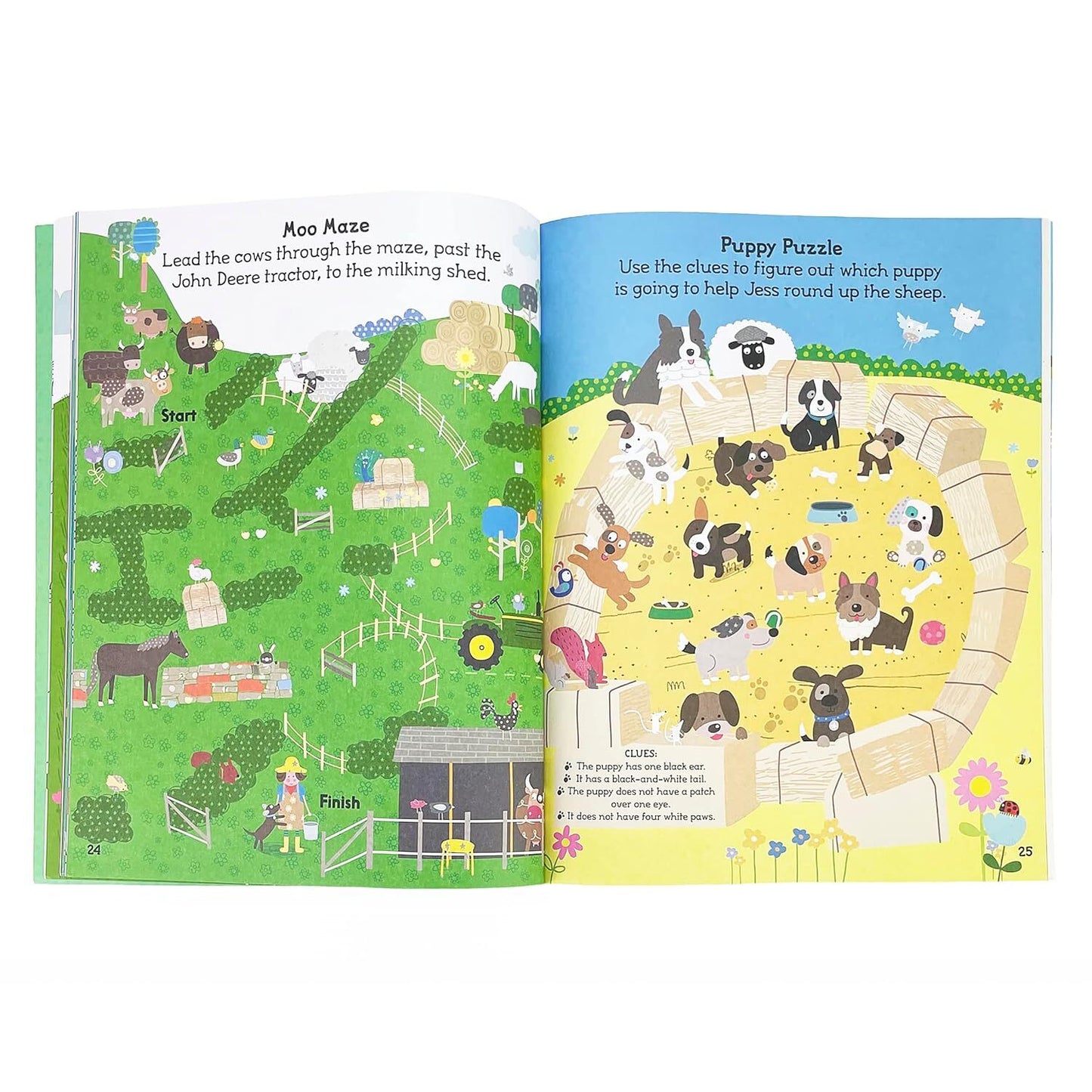 Cottage Door Press John Deere Farm Puzzle Activity Book