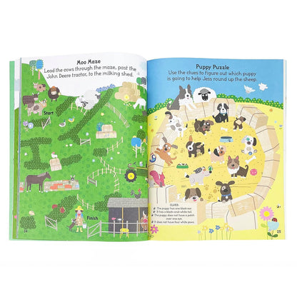 Cottage Door Press John Deere Farm Puzzle Activity Book