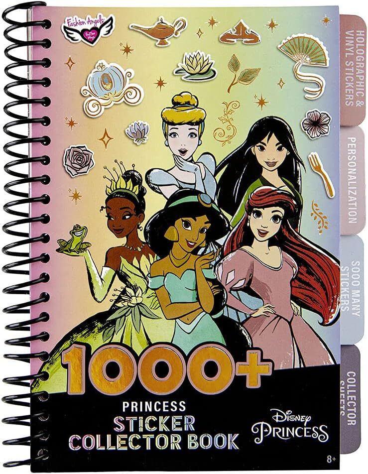 Fashion AngelsFashion Angels 1000+ Disney Princess Sticker Collector BookBabysupermarket