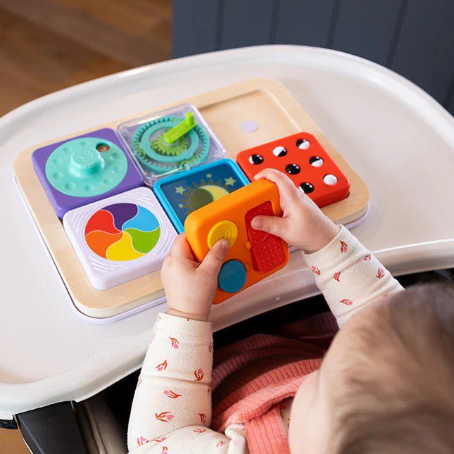 Fat Brain Toys Activity Fat Brain Play Tab Modular Activity Board Sensory Set 4