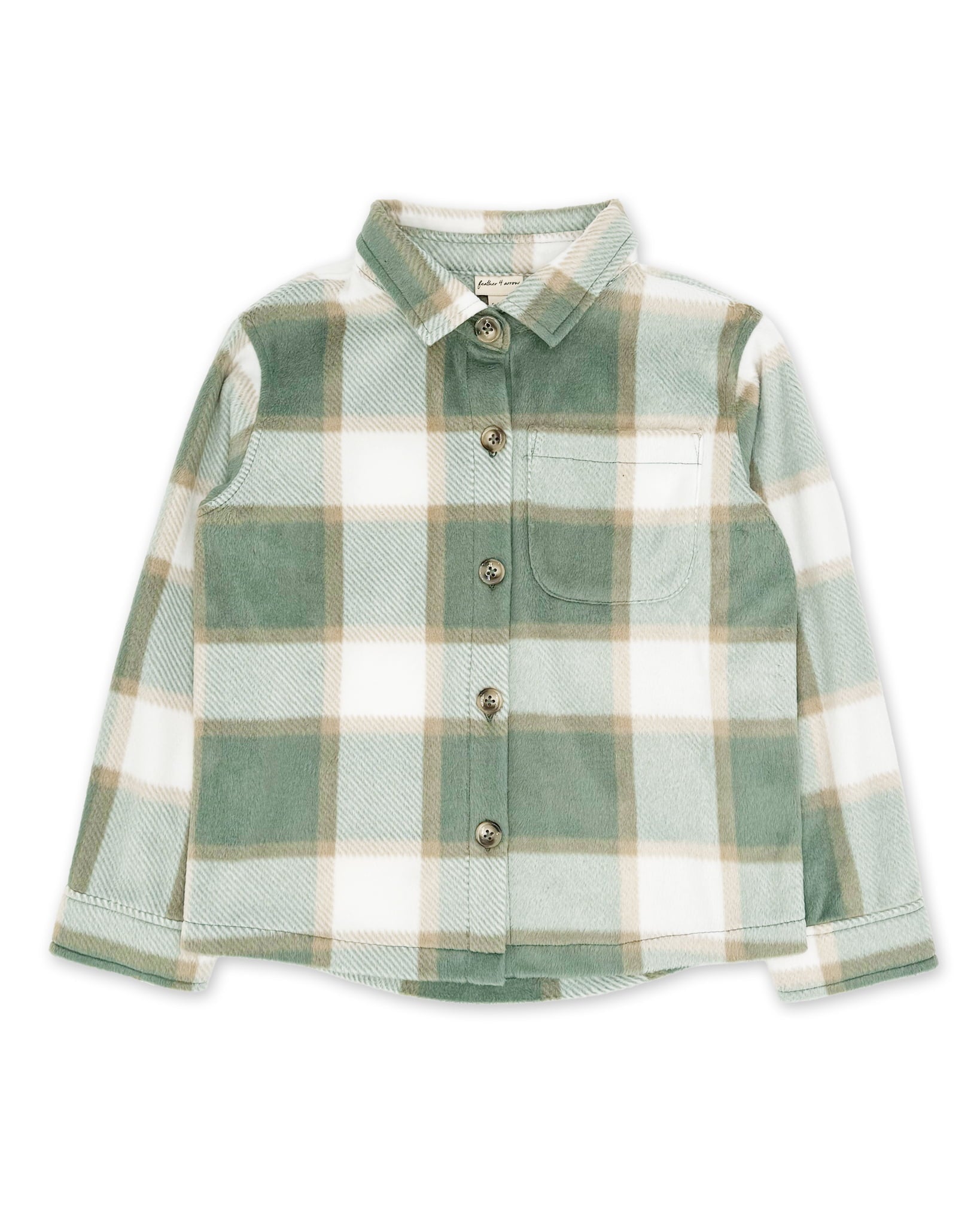 Feather 4 ArrowFeather 4 Arrow Alpine Cozy Shirt - SageBabysupermarket