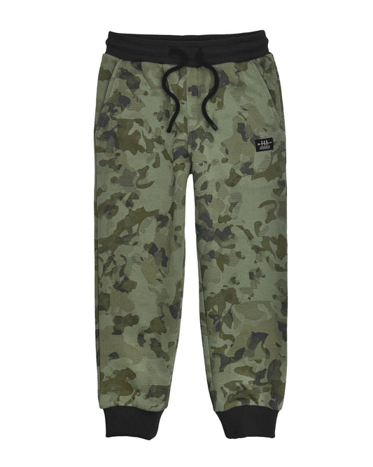 Feather 4 Arrow 4/5 / Oil Green Feather 4 Arrow Bowie Camo Fleece Jogger - Oil Green