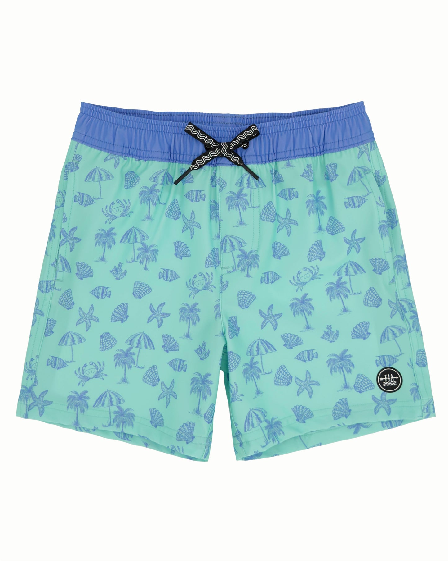 Feather 4 ArrowFeather 4 Arrow Boys Volly Trunk - Aqua CrystalBabysupermarket