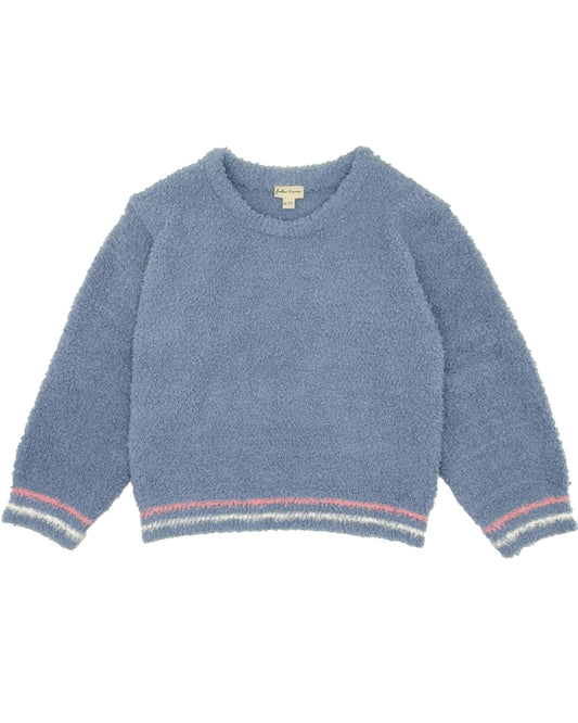 Feather 4 Arrow Dusty Blue / 6/7 Feather 4 Arrow Dreamer Knit Top - Dusty Blue