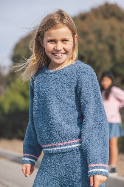 Feather 4 Arrow Feather 4 Arrow Dreamer Knit Top - Dusty Blue