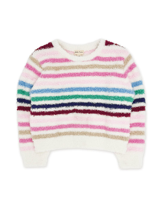 Feather 4 Arrow Girls Shirts Multi / 6-7Y Feather 4 Arrow Dreamer Stripe Sweater - Multi