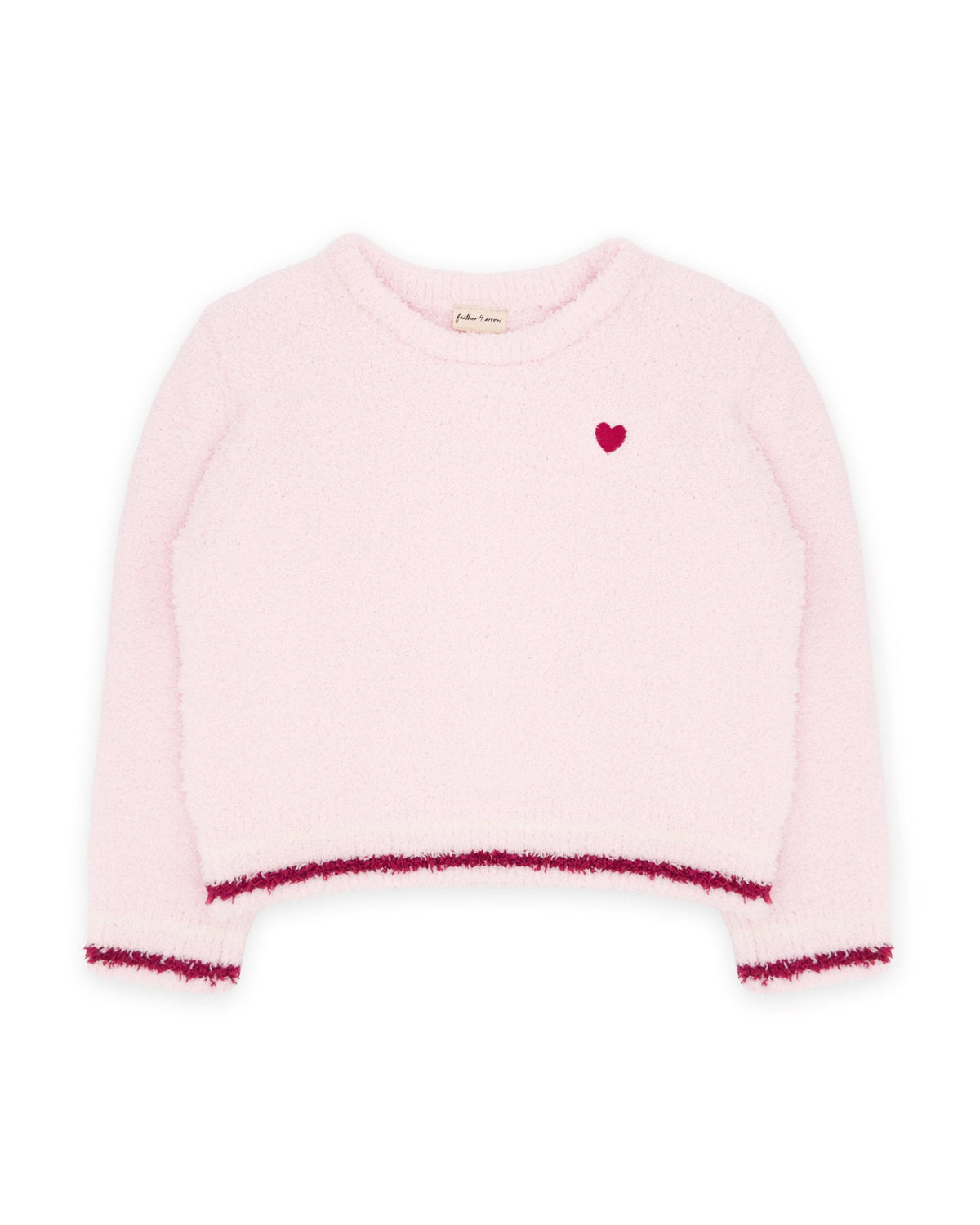 Feather 4 Arrow Girls Shirts Pink Marshmallow / 6-7Y Feather 4 Arrow Dreamer Sweater - Pink Marshmallow