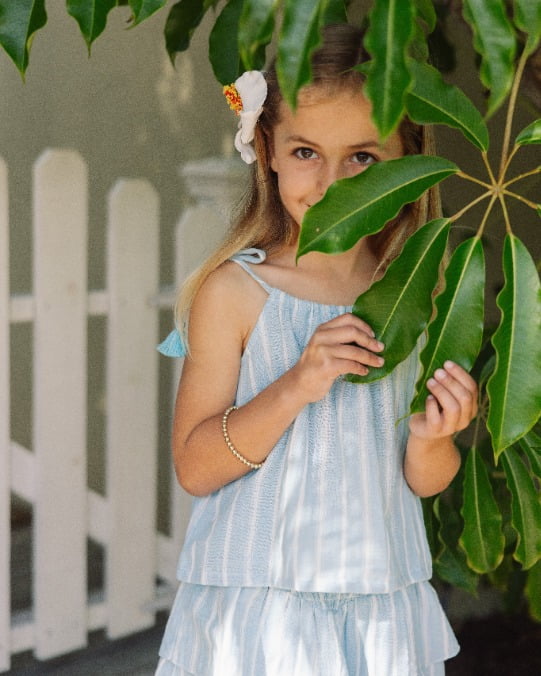Feather 4 Arrow Feather 4 Arrow Girls Cha Cha Cha Set - Crystal Blue