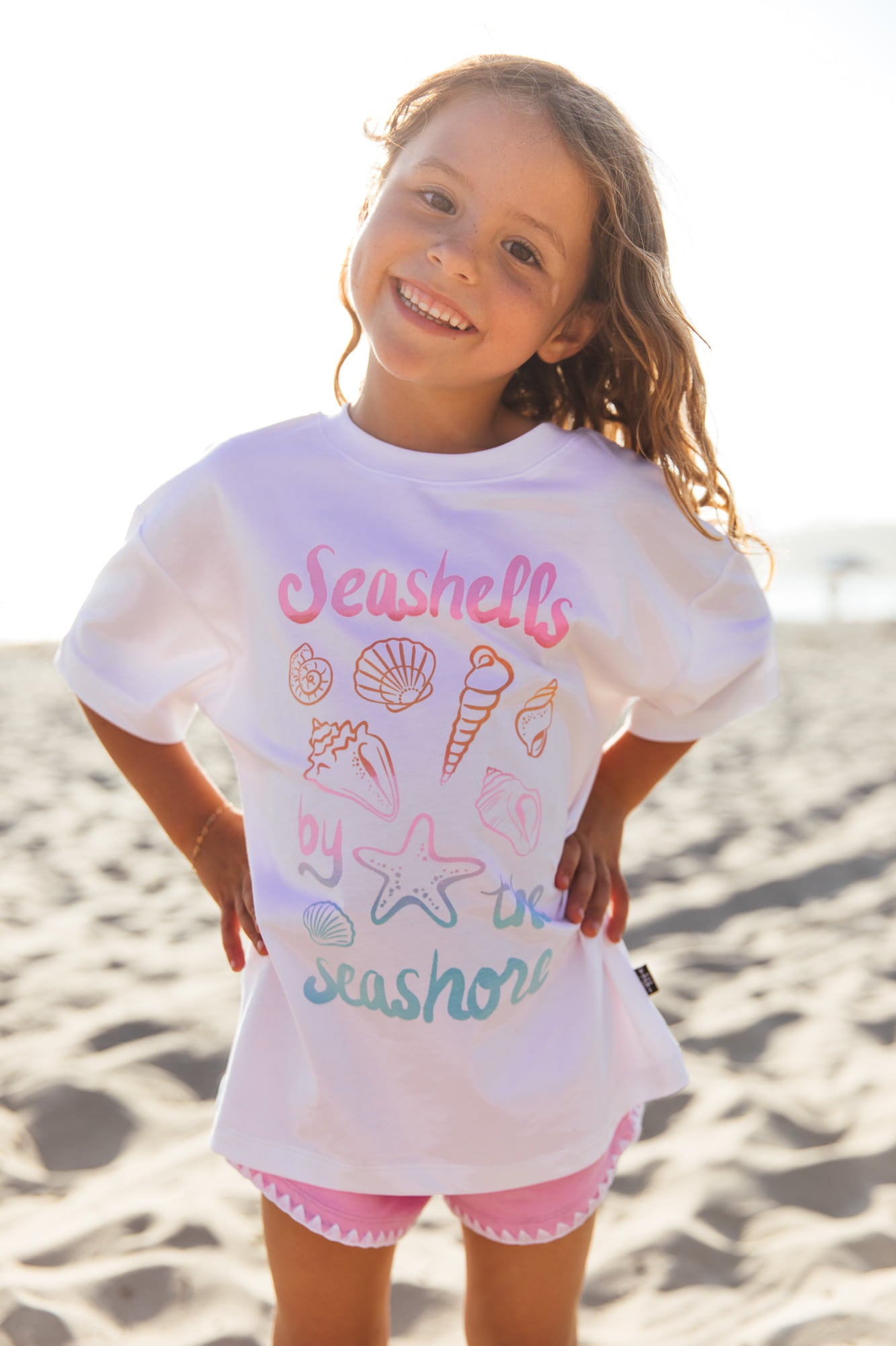 Feather 4 Arrow Feather 4 Arrow Girls Sunset Short - Pop Pink